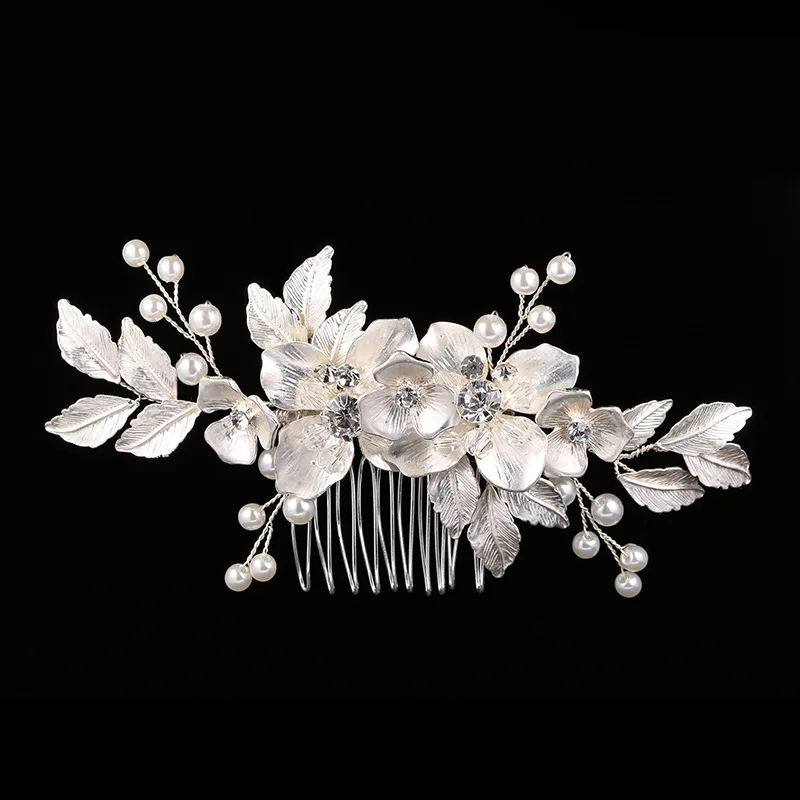 Floralbride Handmade Alloy Rhinestones Crystal Flower Wedding Hair Comb Bridal Headdress Hair Accessories Women Hair Jewelry
Floralbride Handmade Alloy Rhinestones Crystal Flower Wedding Hair Comb Bridal Headdress Hair Accessories Women Hair Jewelry