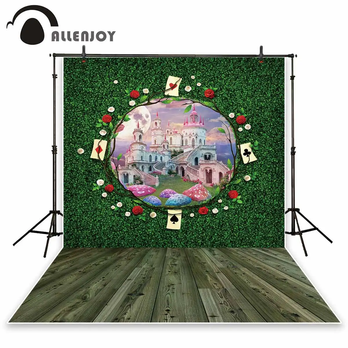 Фон для детской фотосъемки Allenjoy с изображением замка цветов весны зеленой травы в стране чудес сказочные обои
Фон для детской фотосъемки Allenjoy с изображением замка цветов весны зеленой травы в стране чудес сказочные обои