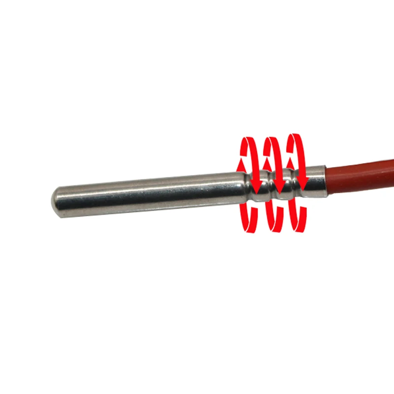 -50~120'C waterproof PT100 Temperature Sensor Stainless Steel 6*50mm RTD Thermocouple silicone wire
-50~120'C waterproof PT100 Temperature Sensor Stainless Steel 6*50mm RTD Thermocouple silicone wire