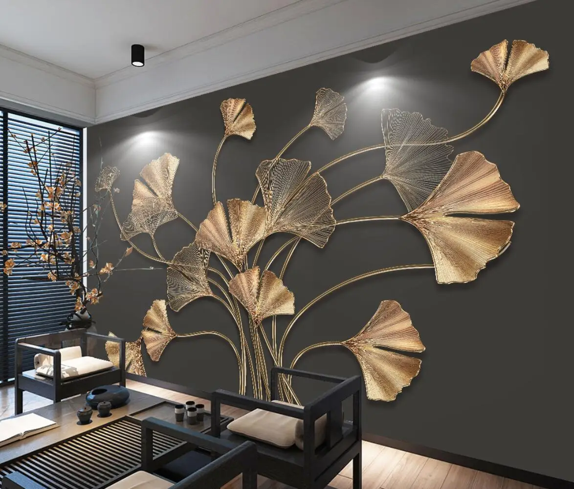 beibehang custom Plant flowers walllpapers living room Restaurant Guest Room Decoration 3D Golden leaves wall papers home decor
beibehang custom Plant flowers walllpapers living room Restaurant Guest Room Decoration 3D Golden leaves wall papers home decor