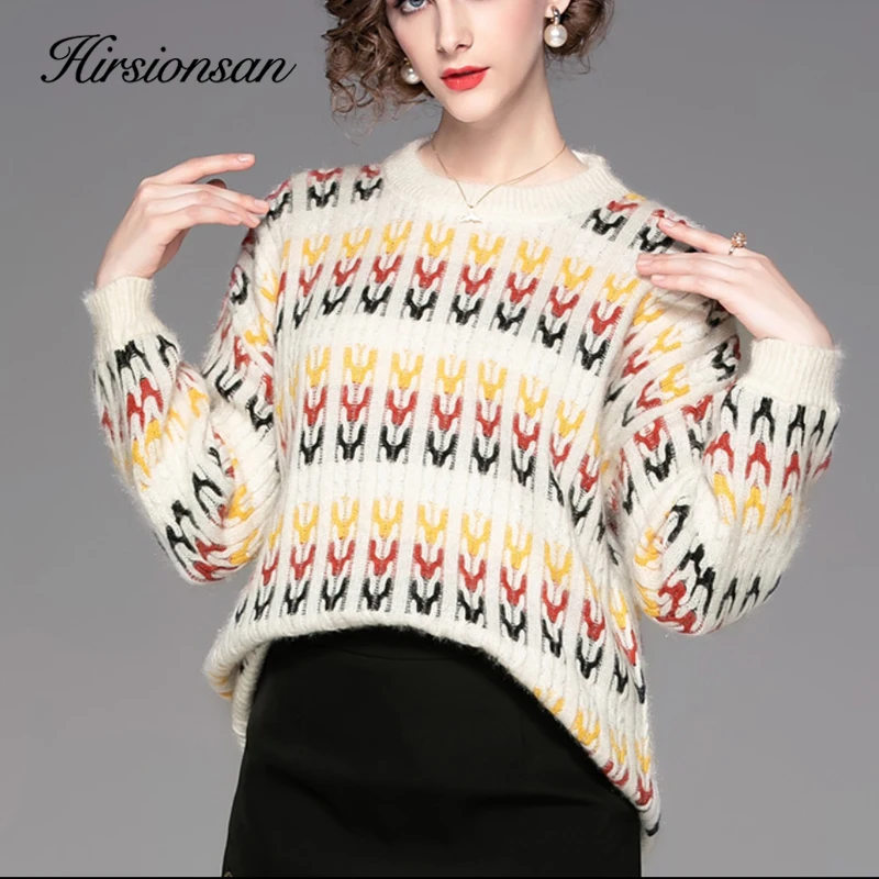 Hirsionsan Cashmere Autumn Winter Sweater Women 2023 Knitted Thick Warm Pullover Casual Loose Jumper Elegant Pull Female Tops
Hirsionsan Cashmere Autumn Winter Sweater Women 2023 Knitted Thick Warm Pullover Casual Loose Jumper Elegant Pull Female Tops