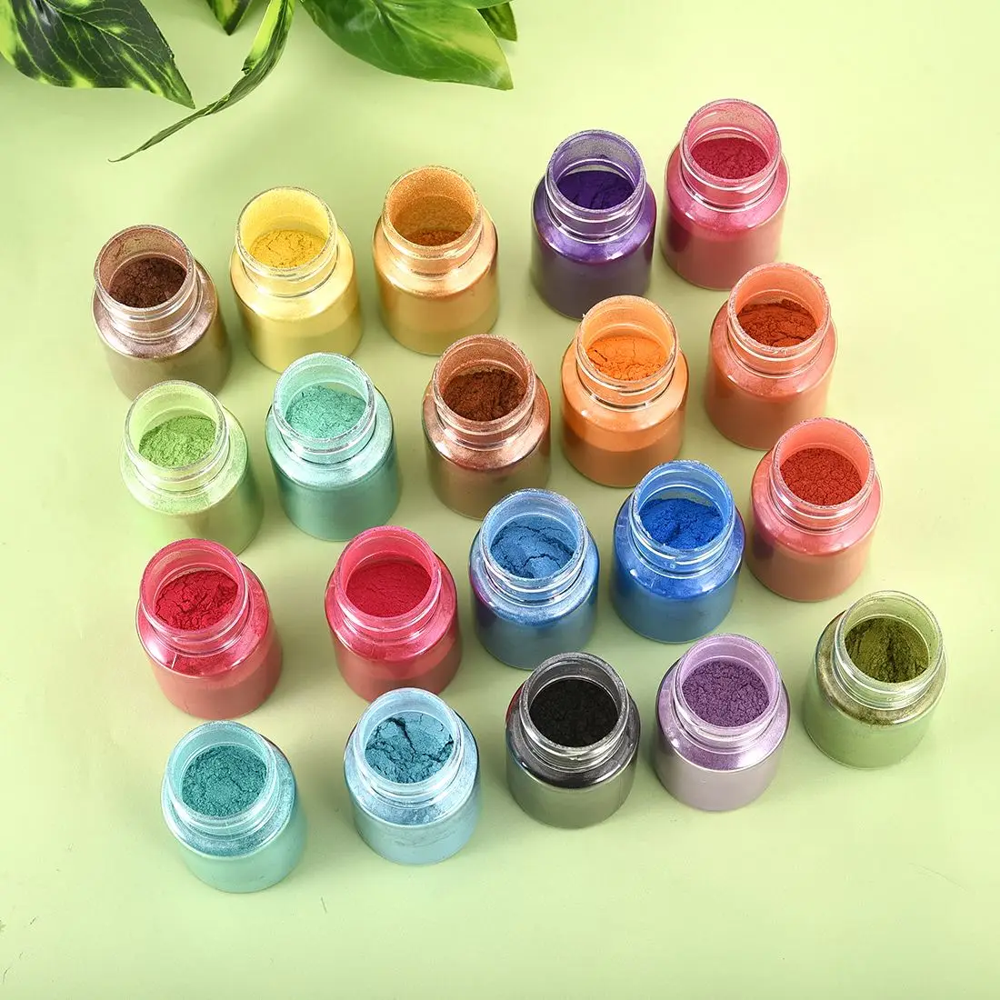 24 Colors/Set Mica Powder Epoxy Resin Dye Pearlescent Powder Glitter Mineral Powder DIY Crafts Making Epoxy Pigment 10g/bottle
24 Colors/Set Mica Powder Epoxy Resin Dye Pearlescent Powder Glitter Mineral Powder DIY Crafts Making Epoxy Pigment 10g/bottle