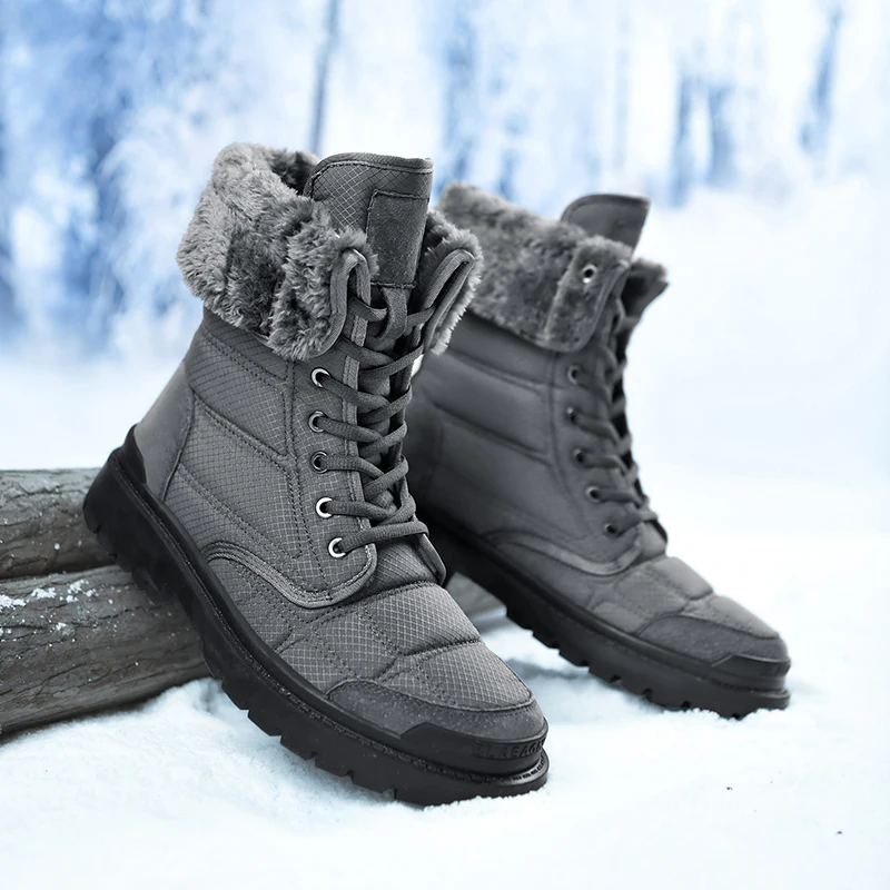 Men's casual snow boots winter warm plush high top outdoor work boots fashion youth non slip soft bottom waterproof cotton shoes
Men's casual snow boots winter warm plush high top outdoor work boots fashion youth non slip soft bottom waterproof cotton shoes