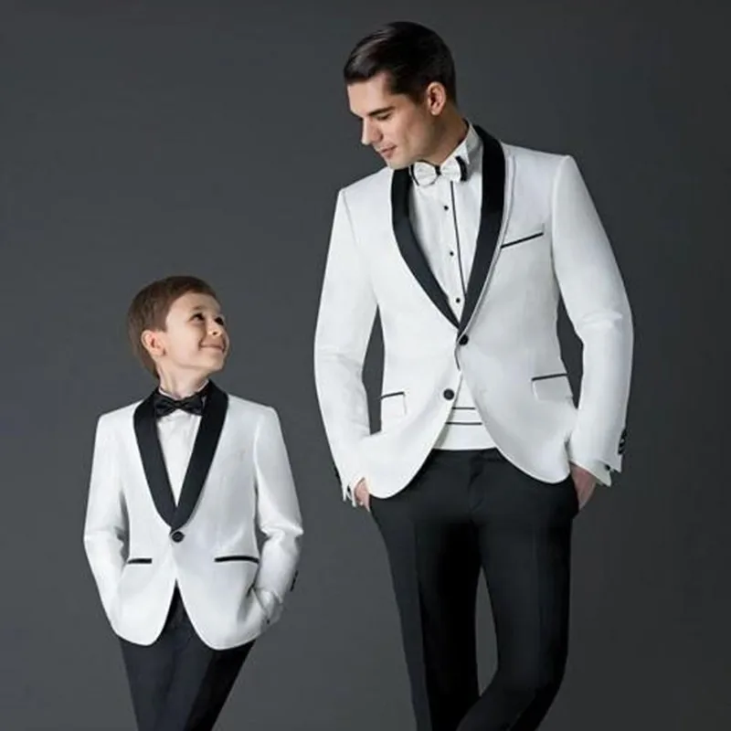 2023 New Fashion Men Suits Groom Tuxedos White Wedding Prom Blazer Sets Father and Boy Costume Homme (Jacket+Pants) Custom Made
2023 New Fashion Men Suits Groom Tuxedos White Wedding Prom Blazer Sets Father and Boy Costume Homme (Jacket+Pants) Custom Made