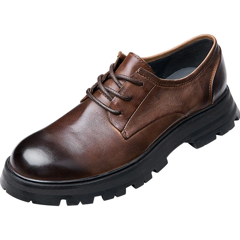 British Retro High Quality Genuine Leather Shoes Men All-match Cowhide Men Loafer Shoes Driving Shoes Soft Fashion Autumn Winter
British Retro High Quality Genuine Leather Shoes Men All-match Cowhide Men Loafer Shoes Driving Shoes Soft Fashion Autumn Winter