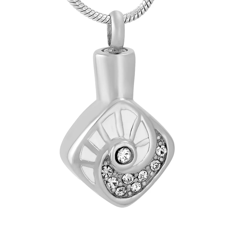 crystal swirl in squre Pendant Necklace Cremation Jewelry pet human ash memorial locket for women factory price
crystal swirl in squre Pendant Necklace Cremation Jewelry pet human ash memorial locket for women factory price
