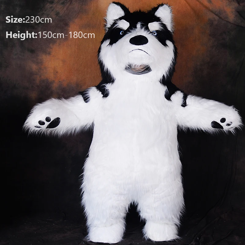 Longhair Husky Inflatable Halloween Dog Fur Mascot Costume Set Adult Funny Set Party Cosplay Costume
Longhair Husky Inflatable Halloween Dog Fur Mascot Costume Set Adult Funny Set Party Cosplay Costume