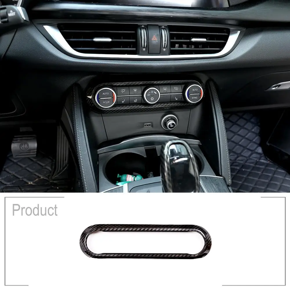 Real Carbon Fiber Car Center Air Conditioning Adjustment Frame Trim For Alfa Romeo Giulia 2017 2018 2019
Real Carbon Fiber Car Center Air Conditioning Adjustment Frame Trim For Alfa Romeo Giulia 2017 2018 2019