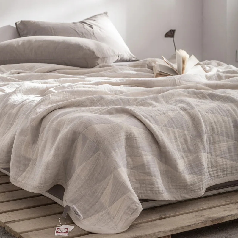 Air Conditioning Blanket Bedspread Cotton Gauze Soft Muslin Throw Triangle Blanket Summer Single Double Sofa Bed
Air Conditioning Blanket Bedspread Cotton Gauze Soft Muslin Throw Triangle Blanket Summer Single Double Sofa Bed