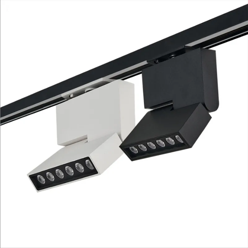 6W 12W 360 degree Rotatable LED Track Light Spot Light Ceiling Rail Track Lamp Decorative Led spotlight Track Lighting for Shop
6W 12W 360 degree Rotatable LED Track Light Spot Light Ceiling Rail Track Lamp Decorative Led spotlight Track Lighting for Shop