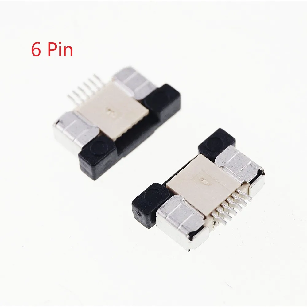 1000 Pcs / Tape & Reel FPC connector 0.50 mm 0.020" 6 Pin Bottom Contact Right Angle SMD ZIF Slide Lock Surface Mount
1000 Pcs / Tape & Reel FPC connector 0.50 mm 0.020" 6 Pin Bottom Contact Right Angle SMD ZIF Slide Lock Surface Mount