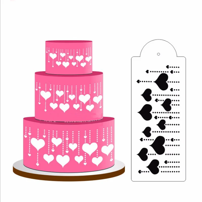 Heart Stencil Set for DIY Painting Wall Scrapbooking Album Embossing Drawing Cake Decorating - Reusable Office & School Supplies
Heart Stencil Set for DIY Painting Wall Scrapbooking Album Embossing Drawing Cake Decorating - Reusable Office & School Supplies