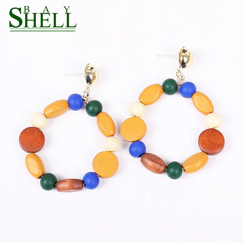 Shell bay Wood Earrings For Women Small Dangle/Pendientes Earrings Girls Fashion Punk Earrings Jewelry drop Earring Wholesale CC
Shell bay Wood Earrings For Women Small Dangle/Pendientes Earrings Girls Fashion Punk Earrings Jewelry drop Earring Wholesale CC