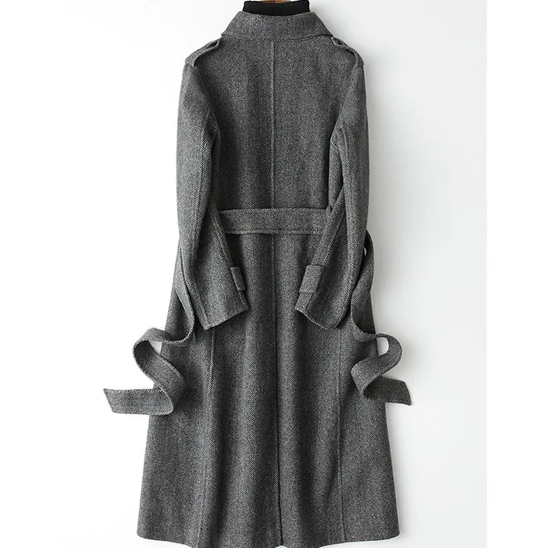 Winter Jacket Women 100% Wool Coat Female Autumn Spring Double Breasted Sided Woolen Overcoat Long Outwear 2020 LWL1393
Winter Jacket Women 100% Wool Coat Female Autumn Spring Double Breasted Sided Woolen Overcoat Long Outwear 2020 LWL1393