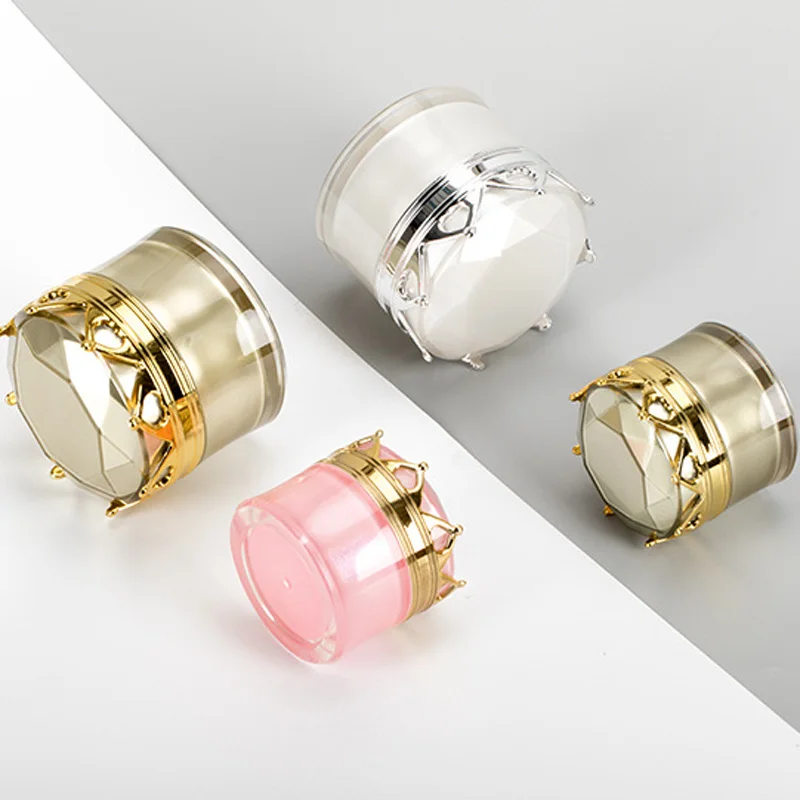 Crown Plastic Acrylic Sample Pot 5g 10g 15g Empty Nail Polish Gel Eye Face Cream Lashes Eyeshadow Jars for Girls Beauty 20pcs
Crown Plastic Acrylic Sample Pot 5g 10g 15g Empty Nail Polish Gel Eye Face Cream Lashes Eyeshadow Jars for Girls Beauty 20pcs