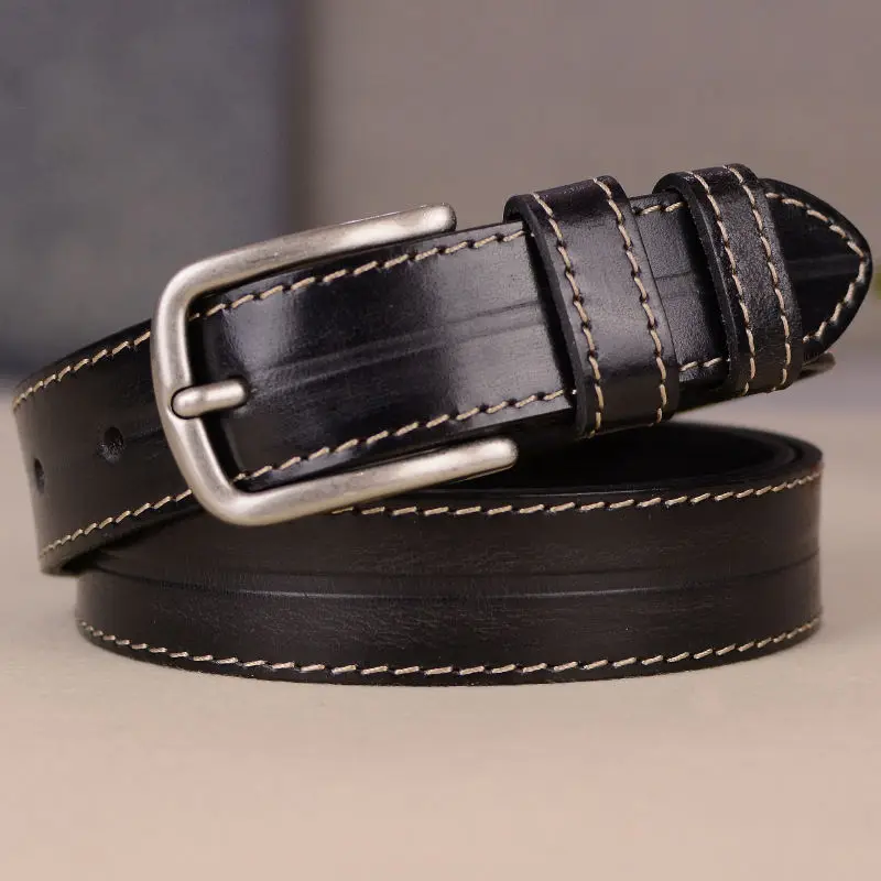 Women's belt pin buckle casual jeans belt all-match youth middle-aged leather belt
Women's belt pin buckle casual jeans belt all-match youth middle-aged leather belt