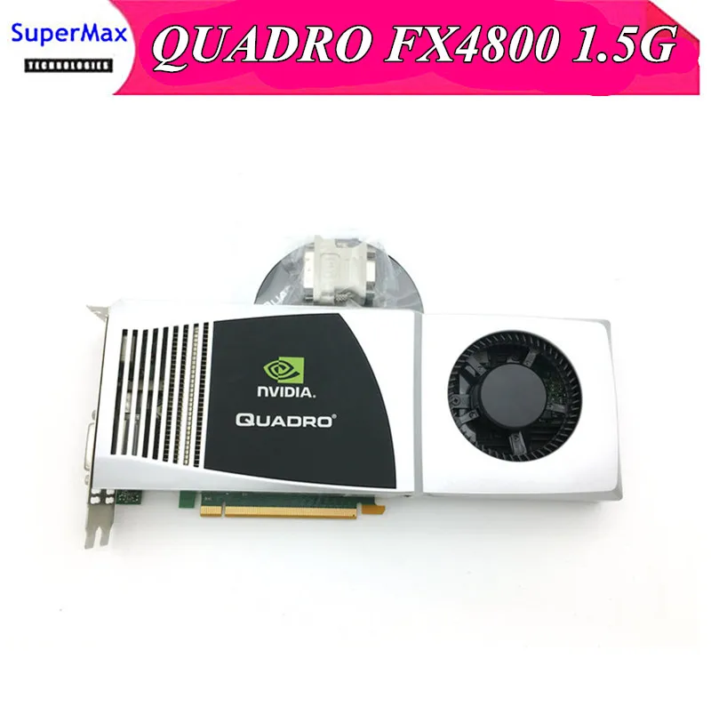 Original video card FX4800 1.5G professional graphics card Graphic design/Art PS/CAD 1.5GB graphics card
Original video card FX4800 1.5G professional graphics card Graphic design/Art PS/CAD 1.5GB graphics card