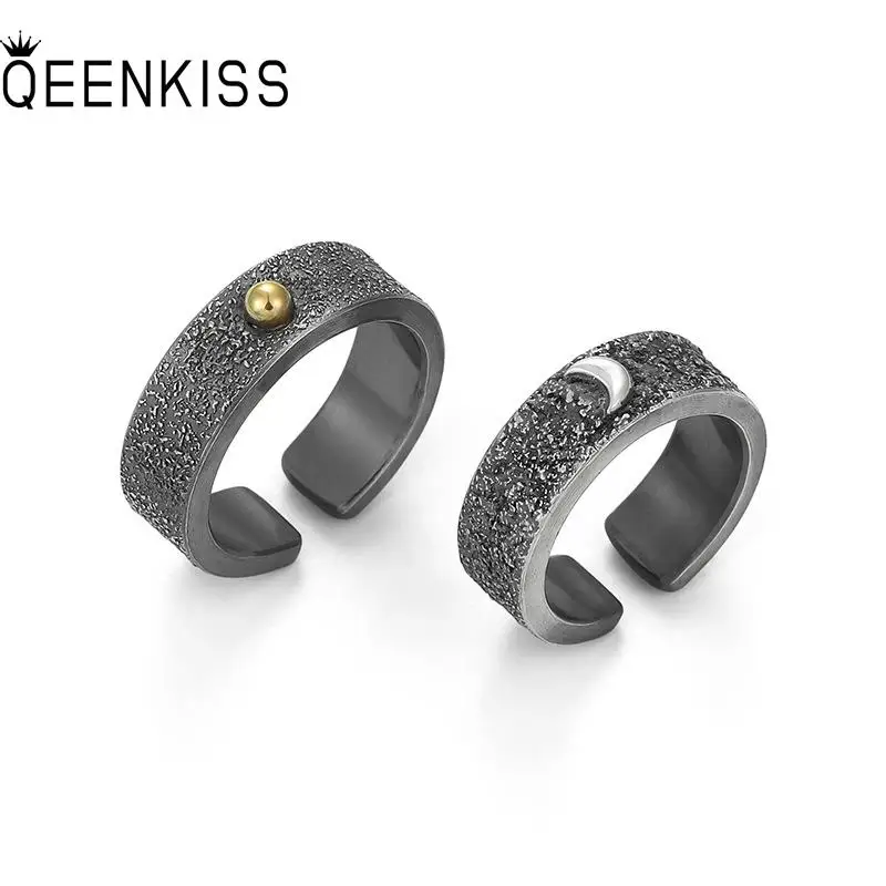 QEENKISS RG6801 Fine Jewelry Wholesale Fashion Couple Lovers Birthday Wedding Gift Retro Day Moon 925 Sterling Silver Open Ring
QEENKISS RG6801 Fine Jewelry Wholesale Fashion Couple Lovers Birthday Wedding Gift Retro Day Moon 925 Sterling Silver Open Ring