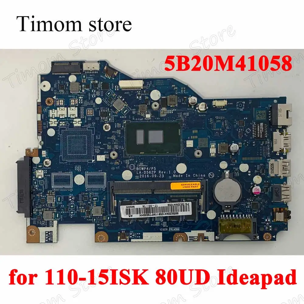 5B20M41058 FOR 110-15ISK 80UD Ideapad Lenovo CPU I3-6100U UMA 4G DDR4 Board MB High Quality 100%Tested BIWP4/P5 LA-D562P Rev:1.0
5B20M41058 FOR 110-15ISK 80UD Ideapad Lenovo CPU I3-6100U UMA 4G DDR4 Board MB High Quality 100%Tested BIWP4/P5 LA-D562P Rev:1.0