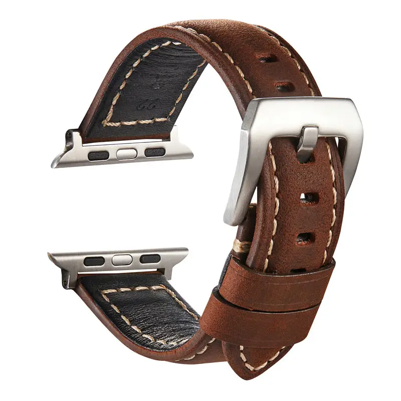 Genuine Leather Handmade Straps For Apple Watch Band Series SE/6/5/4/3/2/1 38mm 42mm Strap For iWatch 44mm 40mm Watchband
Genuine Leather Handmade Straps For Apple Watch Band Series SE/6/5/4/3/2/1 38mm 42mm Strap For iWatch 44mm 40mm Watchband