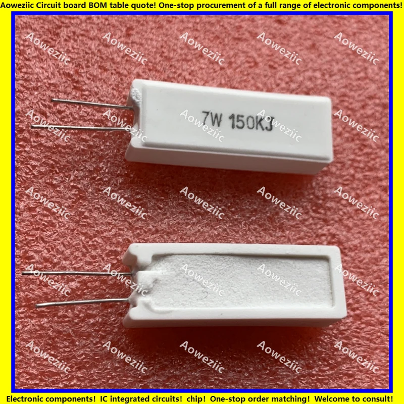 10Pcs/Lot 7W150KJ 7W150000ΩJ RX27-5 SQM Vertical Cement Resistance 7W150K ohm 7W150000RJ Ceramic Resistance Precision ±5% Power
10Pcs/Lot 7W150KJ 7W150000ΩJ RX27-5 SQM Vertical Cement Resistance 7W150K ohm 7W150000RJ Ceramic Resistance Precision ±5% Power