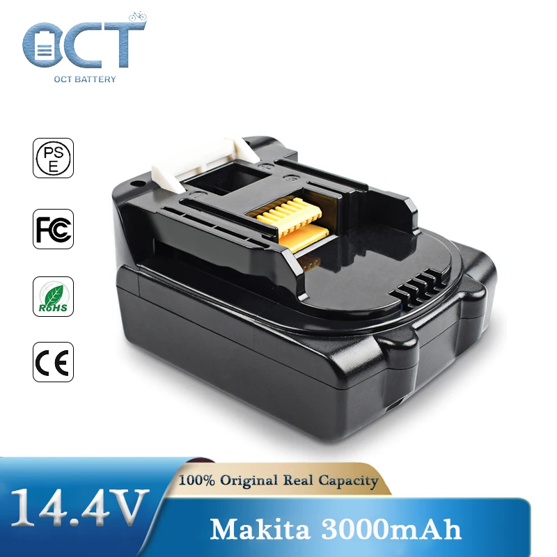 Аккумулятор Makita BL1415, 3000 мАч, 14,4 В, для литий-ионных аккумуляторов BL1430 194066-1 194559-8 194065-3
Аккумулятор Makita BL1415, 3000 мАч, 14,4 В, для литий-ионных аккумуляторов BL1430 194066-1 194559-8 194065-3