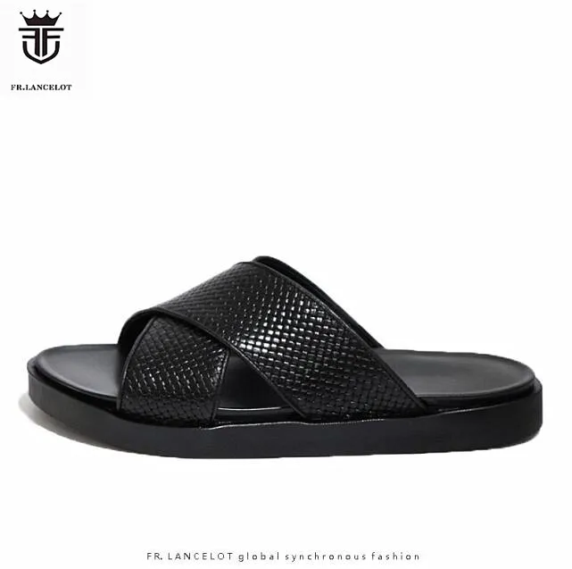 Dot Genuine Leather European Style Men Sandals Cross Real Leather Cozy Men Slippers 2022 Fashion
Dot Genuine Leather European Style Men Sandals Cross Real Leather Cozy Men Slippers 2022 Fashion