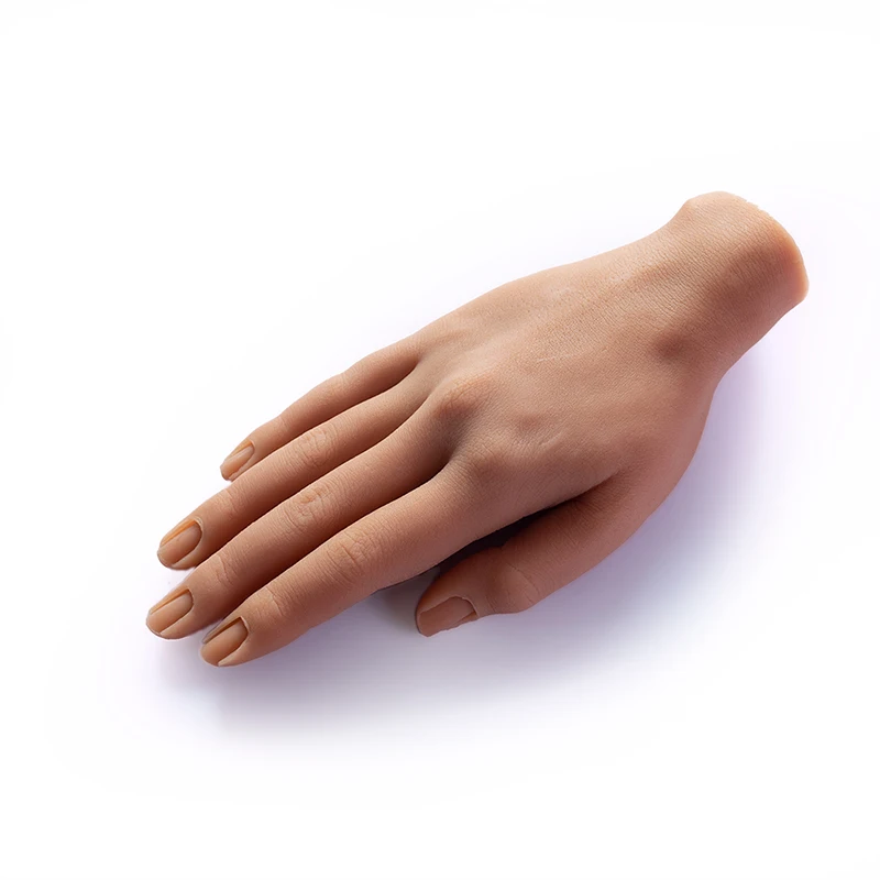 Silicone Real Female Hand model Fake Nail Practise Tool Mannequin Practical Fingernail Training-Five Fingers Joints Adjustable
Silicone Real Female Hand model Fake Nail Practise Tool Mannequin Practical Fingernail Training-Five Fingers Joints Adjustable