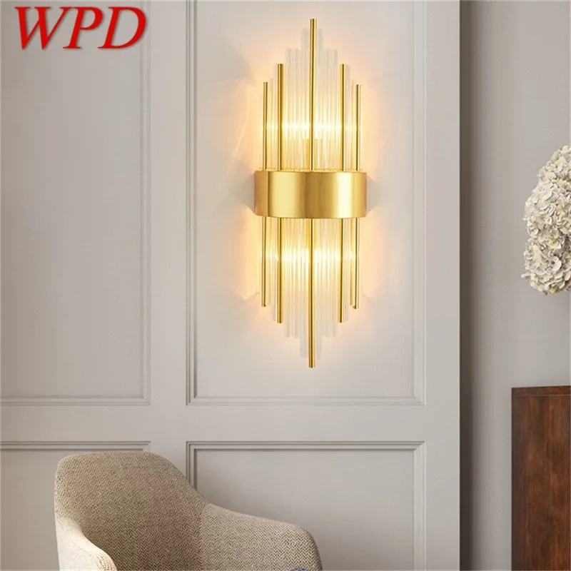 WPD Indoor Wall Lamp Sconces Modern LED Gold Lighting Fixture Decorative For Home Bedroom
WPD Indoor Wall Lamp Sconces Modern LED Gold Lighting Fixture Decorative For Home Bedroom