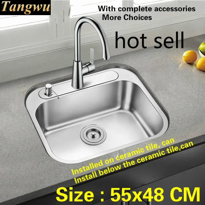 Free shipping Household mini balcony sink durable 1 mm 304 stainless steel hot sell 55x48x18 CM
Free shipping Household mini balcony sink durable 1 mm 304 stainless steel hot sell 55x48x18 CM