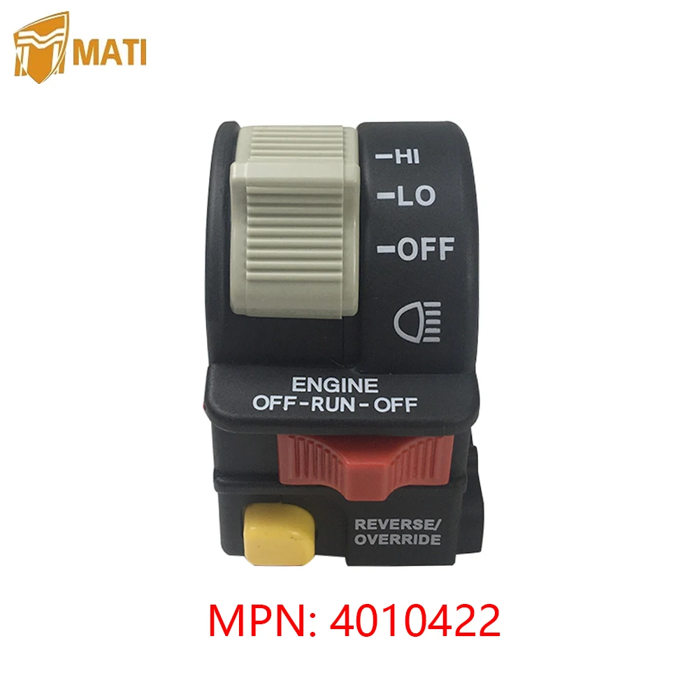Переключатель на руль 4010422 для квадроциклов Polaris Magnum Sportsman Trail Boss xpeлишь Xplorer 325 330 400 425 500 LUH PTV
Переключатель на руль 4010422 для квадроциклов Polaris Magnum Sportsman Trail Boss xpeлишь Xplorer 325 330 400 425 500 LUH PTV