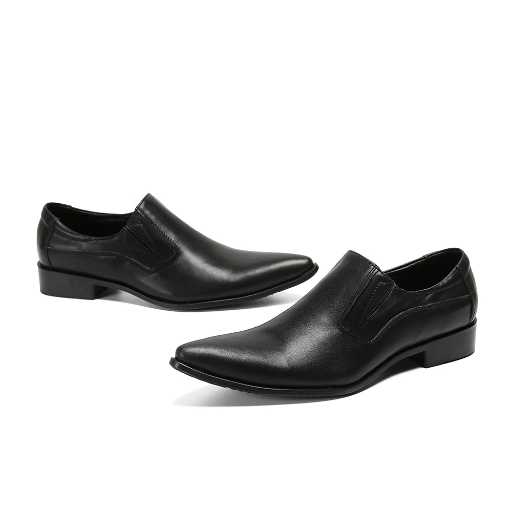Italian Genuine Leather Men Business Office Oxfords Shoes Classic Black Pointed Toe Male Dress Shoes Wedding Party Formal Shoes
Italian Genuine Leather Men Business Office Oxfords Shoes Classic Black Pointed Toe Male Dress Shoes Wedding Party Formal Shoes