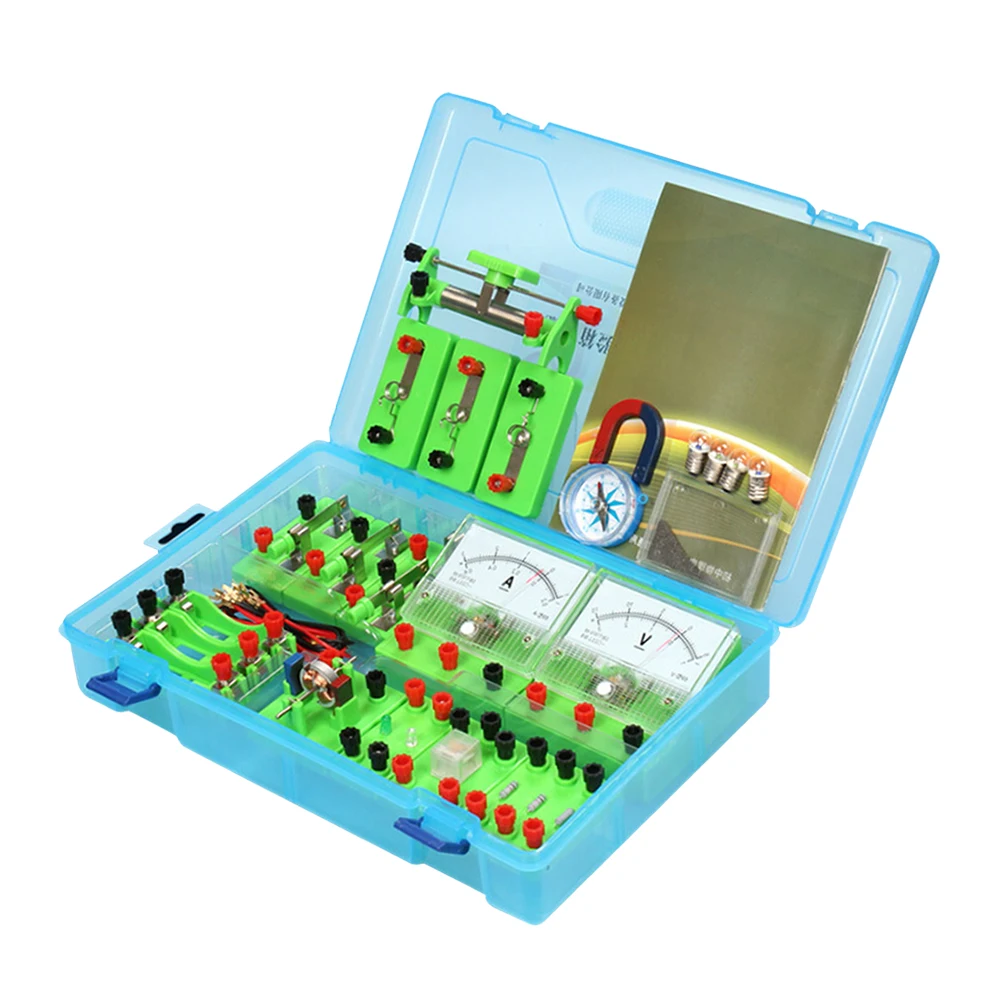 Physical electromagnetics experiment set Ohm's law Oersted experiment Electromagnetic relay experiment series paralle connection
Physical electromagnetics experiment set Ohm's law Oersted experiment Electromagnetic relay experiment series paralle connection