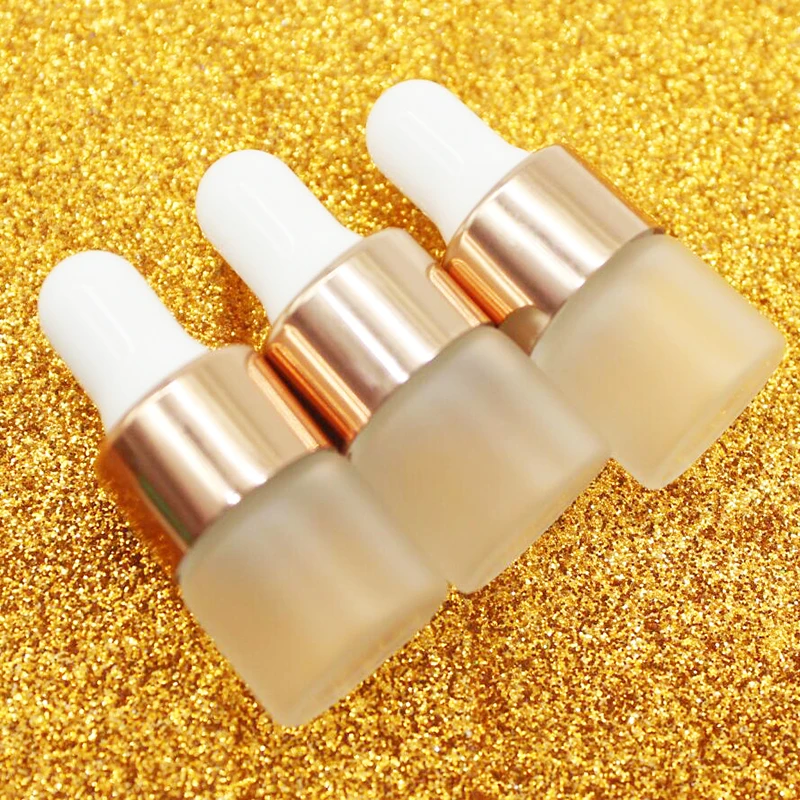 50pcs/lot 1ml 3ml 5ml Perfume Essential Oil Bottles Frosted Glass Dropper Bottle Jars Rose Gold Cover Essential Oil Vials
50pcs/lot 1ml 3ml 5ml Perfume Essential Oil Bottles Frosted Glass Dropper Bottle Jars Rose Gold Cover Essential Oil Vials