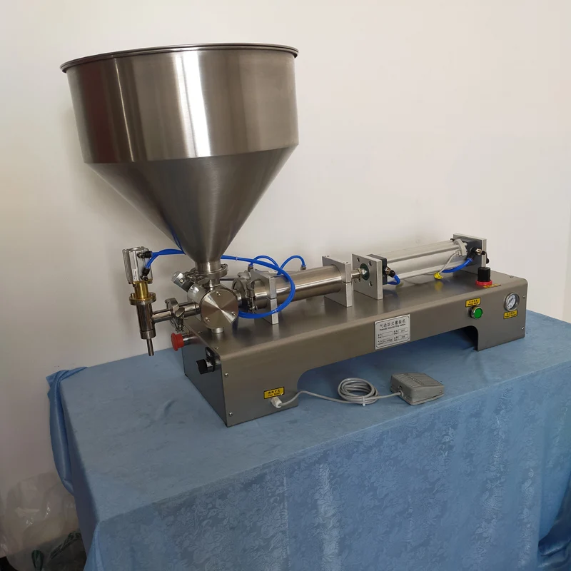 Single Head Paste Filling Machine Used For Cream Chili Sauce Tomato Butter Peanut Butter Olive Oil Pneumatic Filling Machine
Single Head Paste Filling Machine Used For Cream Chili Sauce Tomato Butter Peanut Butter Olive Oil Pneumatic Filling Machine