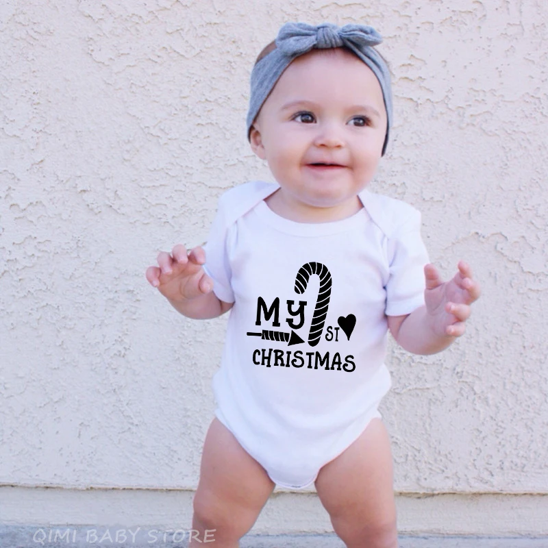My First Christmas Infant Baby Unisex Romper Toddler Boy Girl Party Clothes Newborn Cotton Short Sleeve Funny Jumpsuit Outfits
My First Christmas Infant Baby Unisex Romper Toddler Boy Girl Party Clothes Newborn Cotton Short Sleeve Funny Jumpsuit Outfits