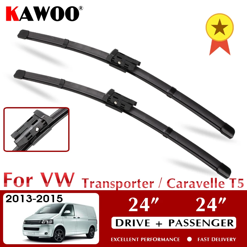 KAWOO Wiper Car Wiper Blades for VW Volkswagen Transporter/Caravelle T5 2013 2014 2015 Windshield Windscreen 24"+24" LHD RHD
KAWOO Wiper Car Wiper Blades for VW Volkswagen Transporter/Caravelle T5 2013 2014 2015 Windshield Windscreen 24"+24" LHD RHD