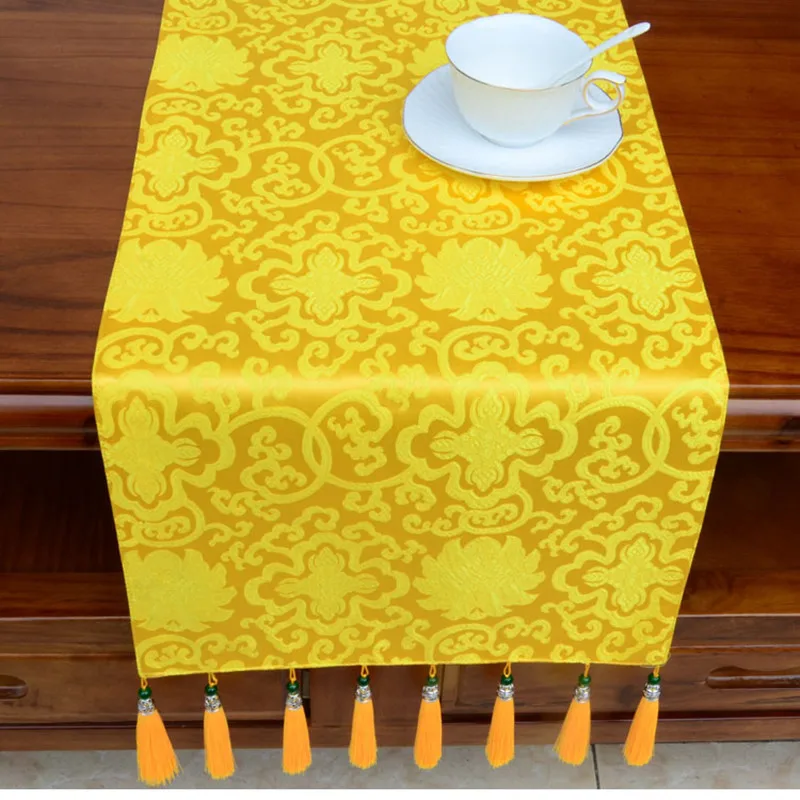 Luxury Decorative Coffee Table Cloth Runner, Chinese Silk Satin, Classical Tibetan Table Cloth, Rectangular Cover Cloth, Latest
Luxury Decorative Coffee Table Cloth Runner, Chinese Silk Satin, Classical Tibetan Table Cloth, Rectangular Cover Cloth, Latest