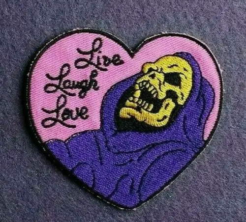 Skeletor Laughing Iron-On Patch - Live Laugh Love He-Man Masters Of The Universe ≈7×6.5 cm
Skeletor Laughing Iron-On Patch - Live Laugh Love He-Man Masters Of The Universe ≈7×6.5 cm