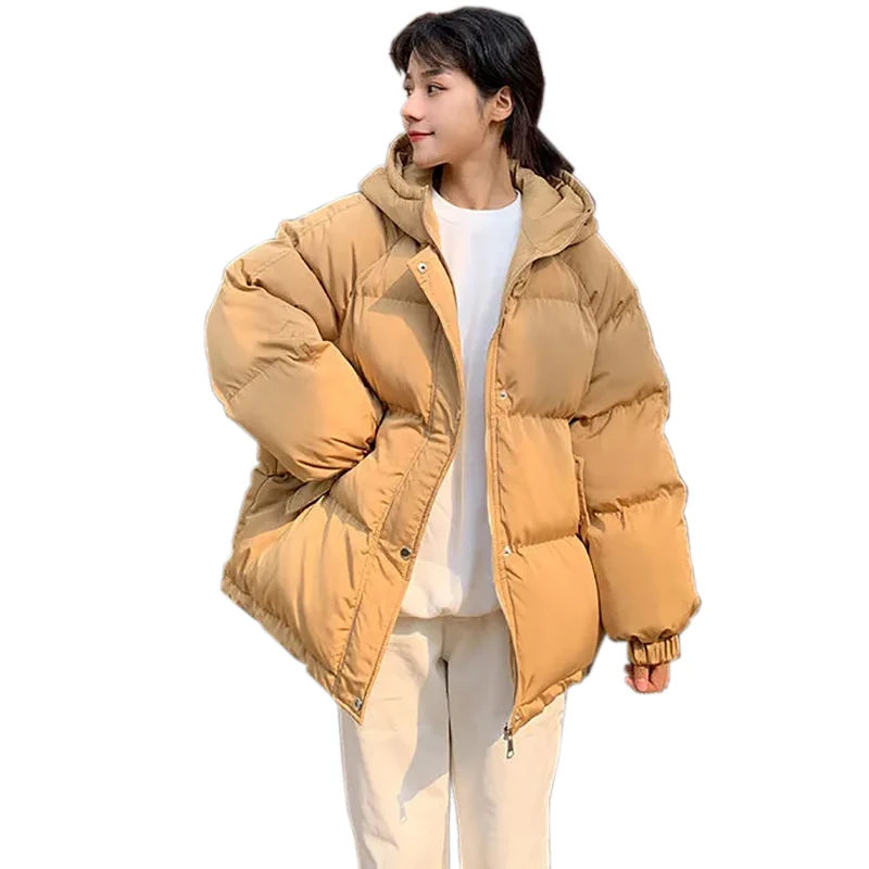 New 2021 Winter Jackets Casual Women's Parkas Long Sleeve Loose Padded Jackets Fashion Thick Coats Hooded Warm Parka Female
New 2021 Winter Jackets Casual Women's Parkas Long Sleeve Loose Padded Jackets Fashion Thick Coats Hooded Warm Parka Female