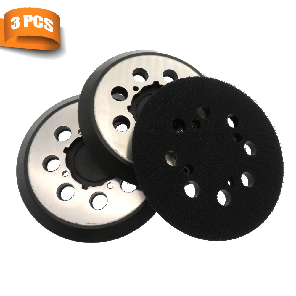 3 PCS 5 Inch 125MM 8-Hole Hook and Loop Sanding Pad Sander Backing Pad For Sanding Disc For Type 1, DWE6421 DWE6421K DWE6423
3 PCS 5 Inch 125MM 8-Hole Hook and Loop Sanding Pad Sander Backing Pad For Sanding Disc For Type 1, DWE6421 DWE6421K DWE6423