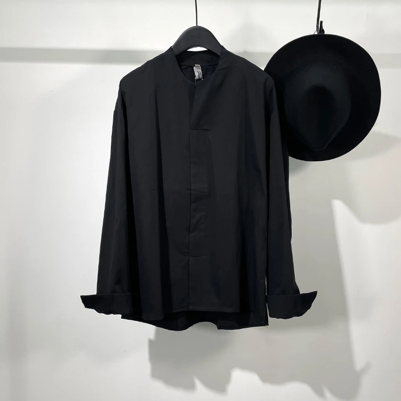 Men's Long-Sleeve Shirt Spring And Autumn New Fashion Simple Collarless Daily Casual Casual Casual Large Size Shirt
Men's Long-Sleeve Shirt Spring And Autumn New Fashion Simple Collarless Daily Casual Casual Casual Large Size Shirt