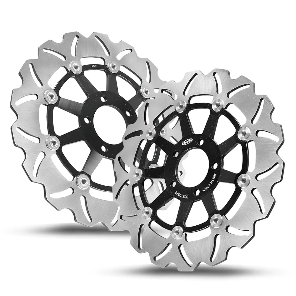 Motorcycle Fornt Brake Disc Rotors For KAWASAKI ZXR 400/750/R750 & ZEPHYR/ZRX/ZZR 1100 & ZRX S/R 1200 Pair Black
Motorcycle Fornt Brake Disc Rotors For KAWASAKI ZXR 400/750/R750 & ZEPHYR/ZRX/ZZR 1100 & ZRX S/R 1200 Pair Black