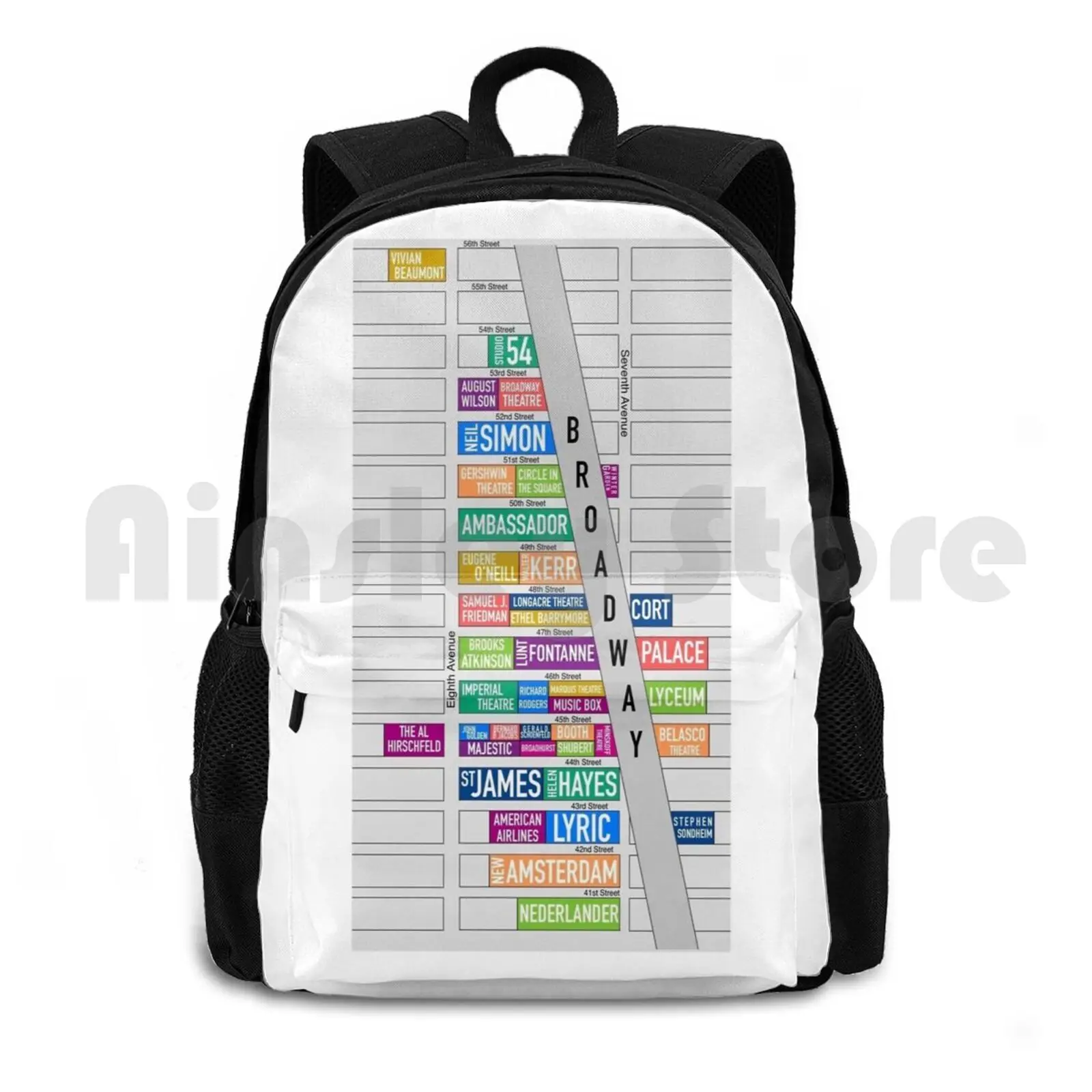 Broadway Theaters Map-New York City ( Straight ) Outdoor Hiking Backpack Riding Climbing Sports Bag Broadway Theater Theatre
Broadway Theaters Map-New York City ( Straight ) Outdoor Hiking Backpack Riding Climbing Sports Bag Broadway Theater Theatre