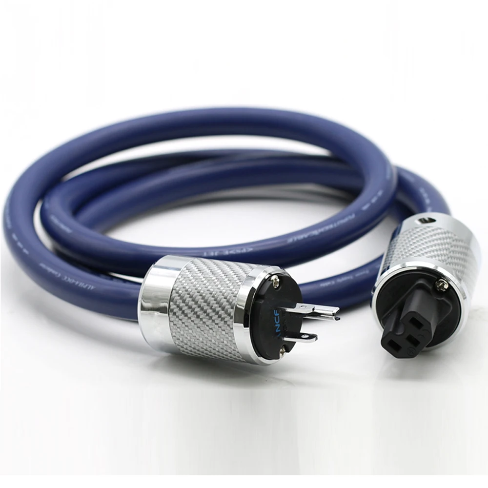 Hi-End OCC Audiophile US version AC Power Cord Cable ,HIFI Power Cable, Power line with carbon fiber connector plug
Hi-End OCC Audiophile US version AC Power Cord Cable ,HIFI Power Cable, Power line with carbon fiber connector plug