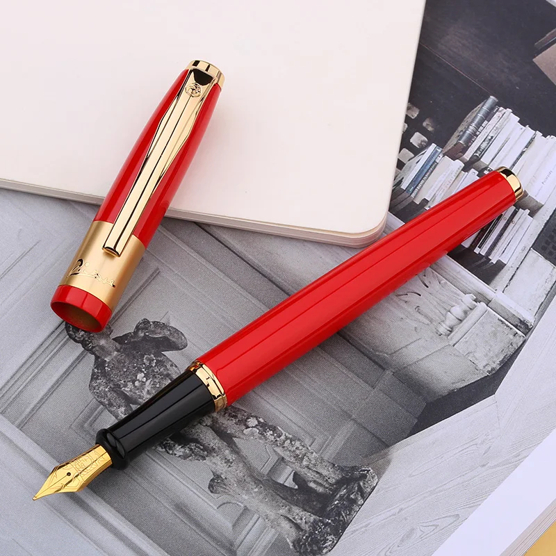 Picasso 923 Metal Fountain Pen BRAQUE Iridium Fine 0.5mm Red with Clip Writing Ink Pen for Office Business School Gift
Picasso 923 Metal Fountain Pen BRAQUE Iridium Fine 0.5mm Red with Clip Writing Ink Pen for Office Business School Gift