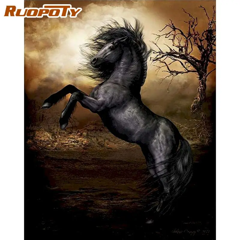 RUOPOTY Diamond Embroidery 5D DIY Diamond Painting Horse Full Square/Round Drill Mosaic Painting Cross Stitch Decoration
RUOPOTY Diamond Embroidery 5D DIY Diamond Painting Horse Full Square/Round Drill Mosaic Painting Cross Stitch Decoration