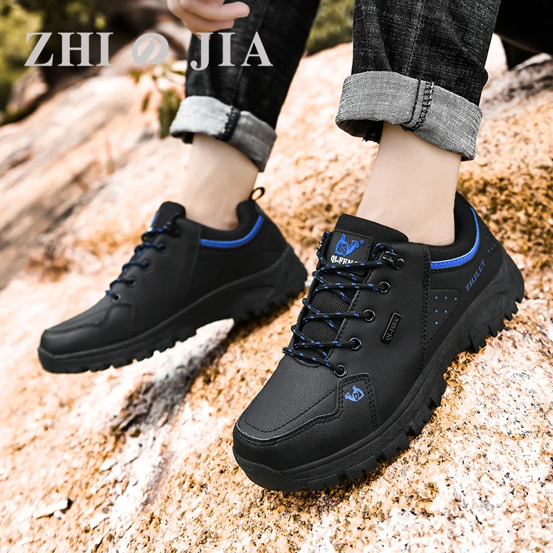 Brand Men Casual Black Shoes Snow Boots Leather Sneakers Warm Men's Boots Outdoor Hiking Boots For Man Working Shoes Size 36-47
Brand Men Casual Black Shoes Snow Boots Leather Sneakers Warm Men's Boots Outdoor Hiking Boots For Man Working Shoes Size 36-47