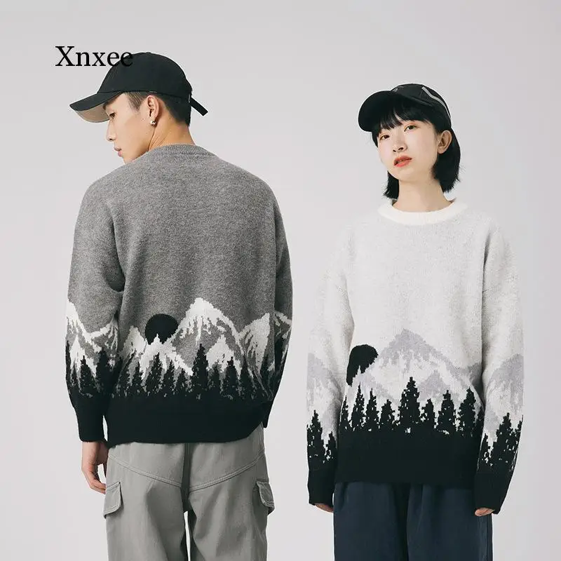 Unisex Autumn Winter Sweater Women Warmth Fashion Retro Casual Knitted Pullover Men Streetwear Korean Loose Print Couple Clothes
Unisex Autumn Winter Sweater Women Warmth Fashion Retro Casual Knitted Pullover Men Streetwear Korean Loose Print Couple Clothes