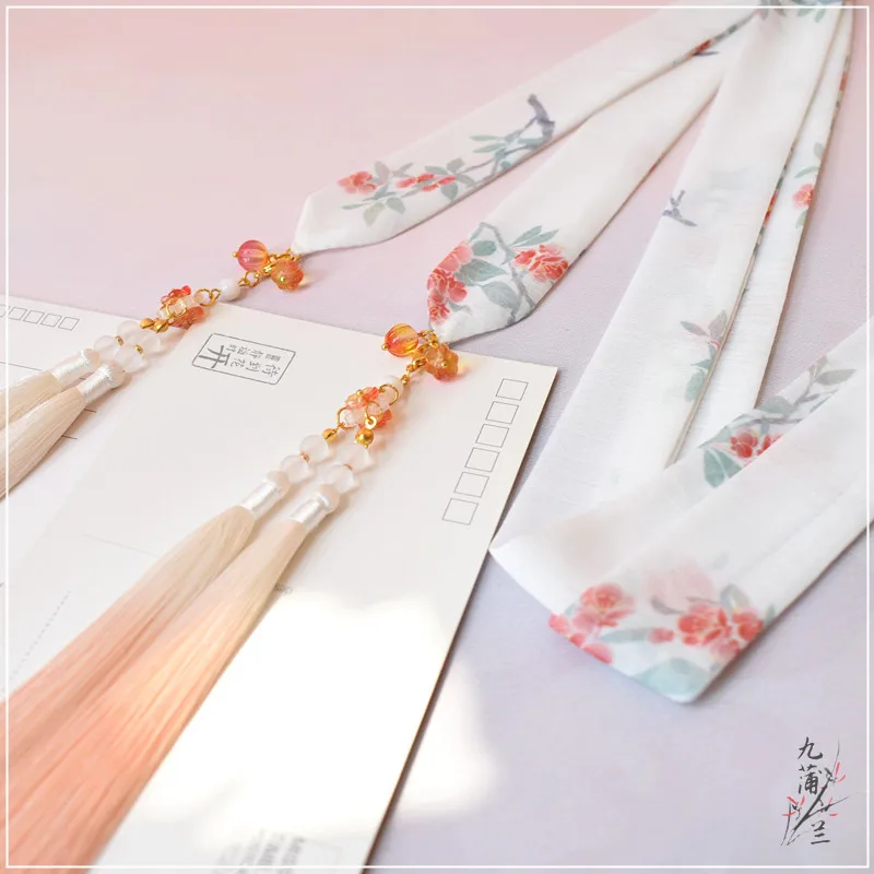 Guofeng girl Hanfu hair accessories ancient wind hair band tassel fresh streamers
Guofeng girl Hanfu hair accessories ancient wind hair band tassel fresh streamers